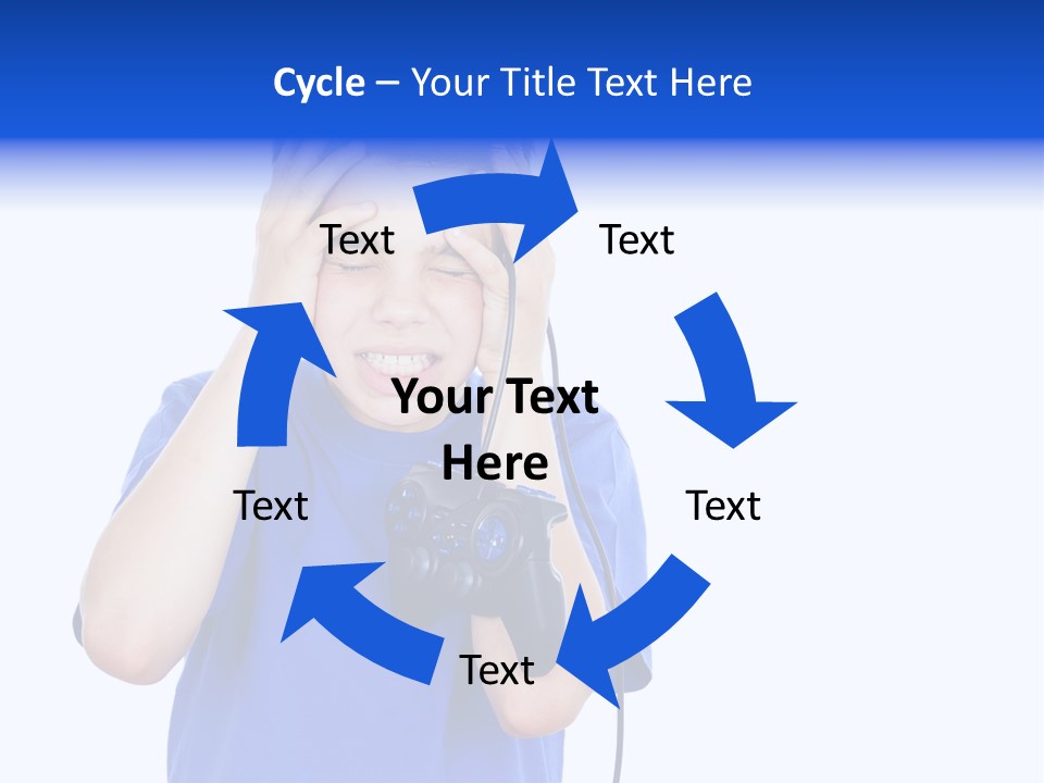 People Dependence Electronic PowerPoint Template