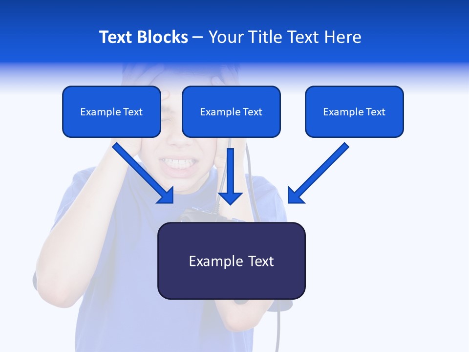 People Dependence Electronic PowerPoint Template