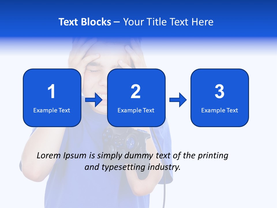 People Dependence Electronic PowerPoint Template