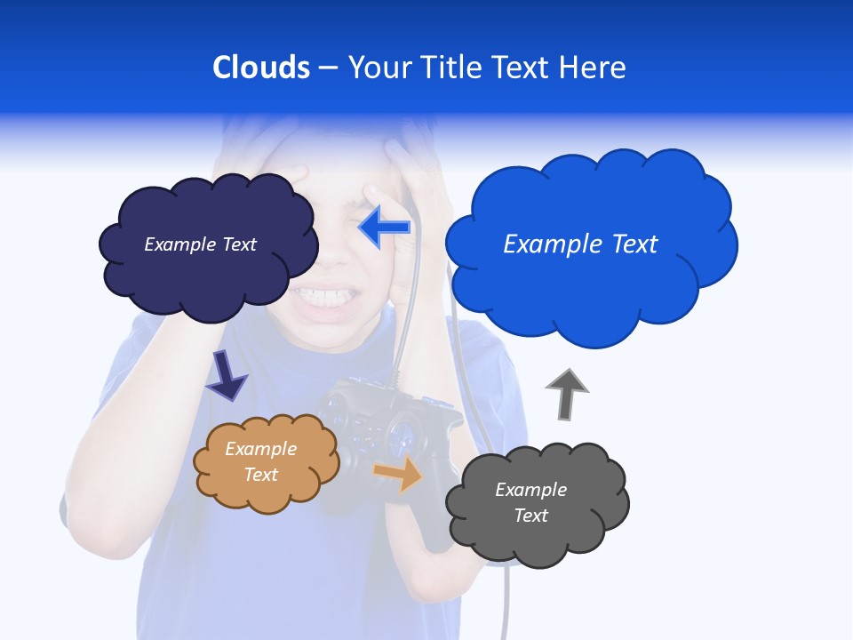 People Dependence Electronic PowerPoint Template