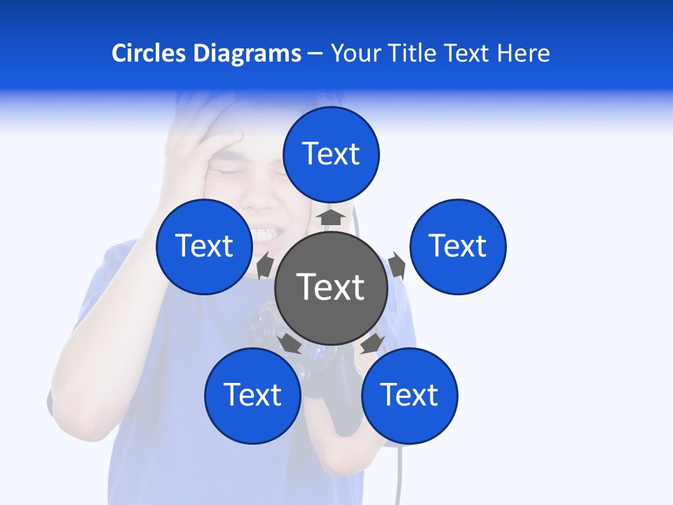 People Dependence Electronic PowerPoint Template