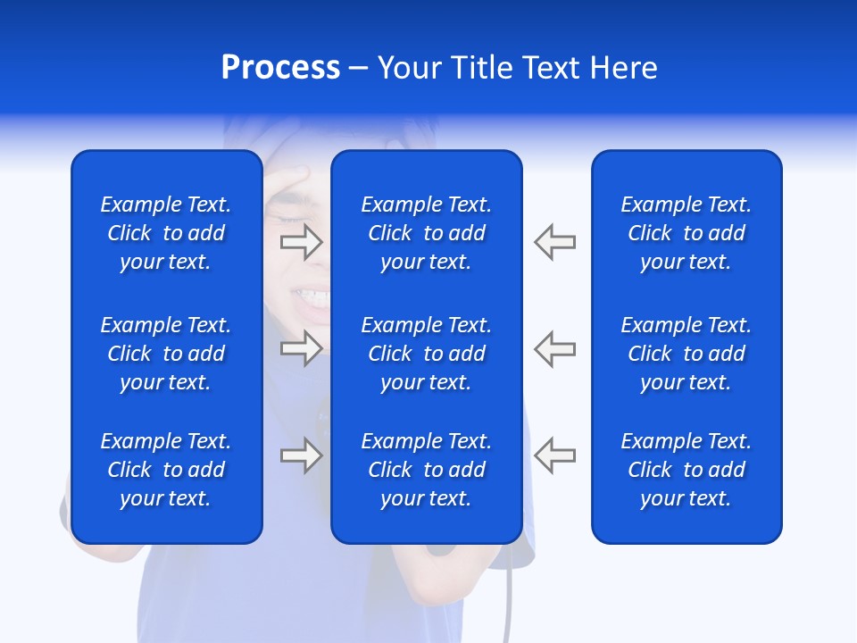 People Dependence Electronic PowerPoint Template