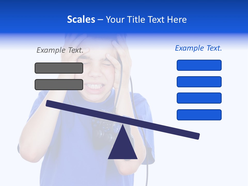 People Dependence Electronic PowerPoint Template