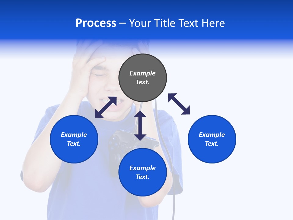 People Dependence Electronic PowerPoint Template