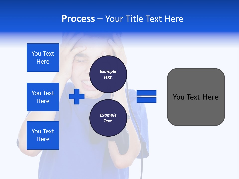 People Dependence Electronic PowerPoint Template