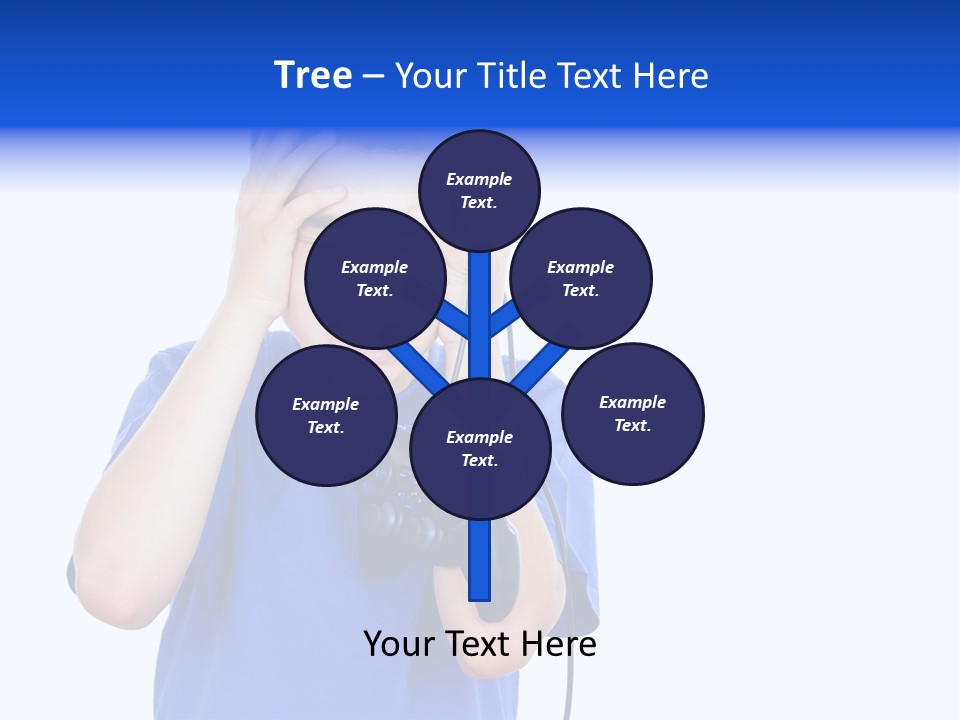 People Dependence Electronic PowerPoint Template