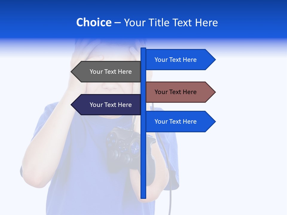 People Dependence Electronic PowerPoint Template
