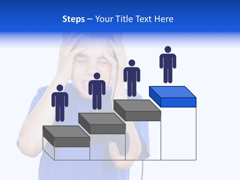 People Dependence Electronic PowerPoint Template