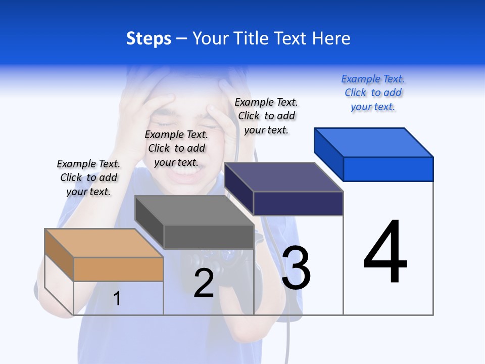 People Dependence Electronic PowerPoint Template