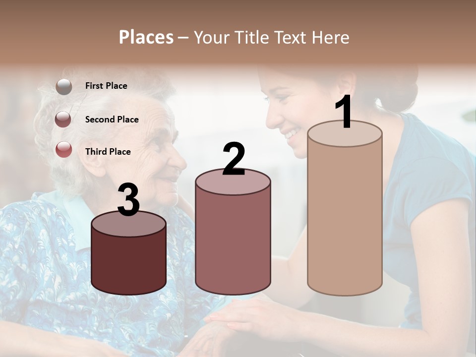 Grandmother Cheerful Physical PowerPoint Template