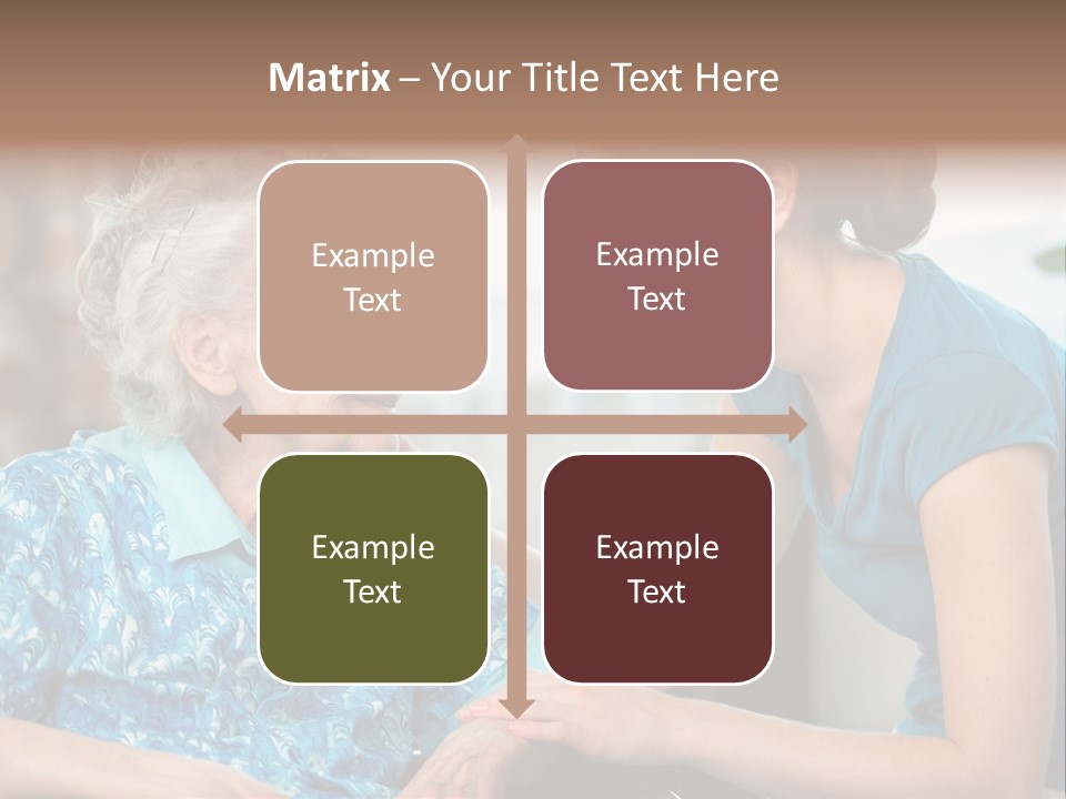 Grandmother Cheerful Physical PowerPoint Template