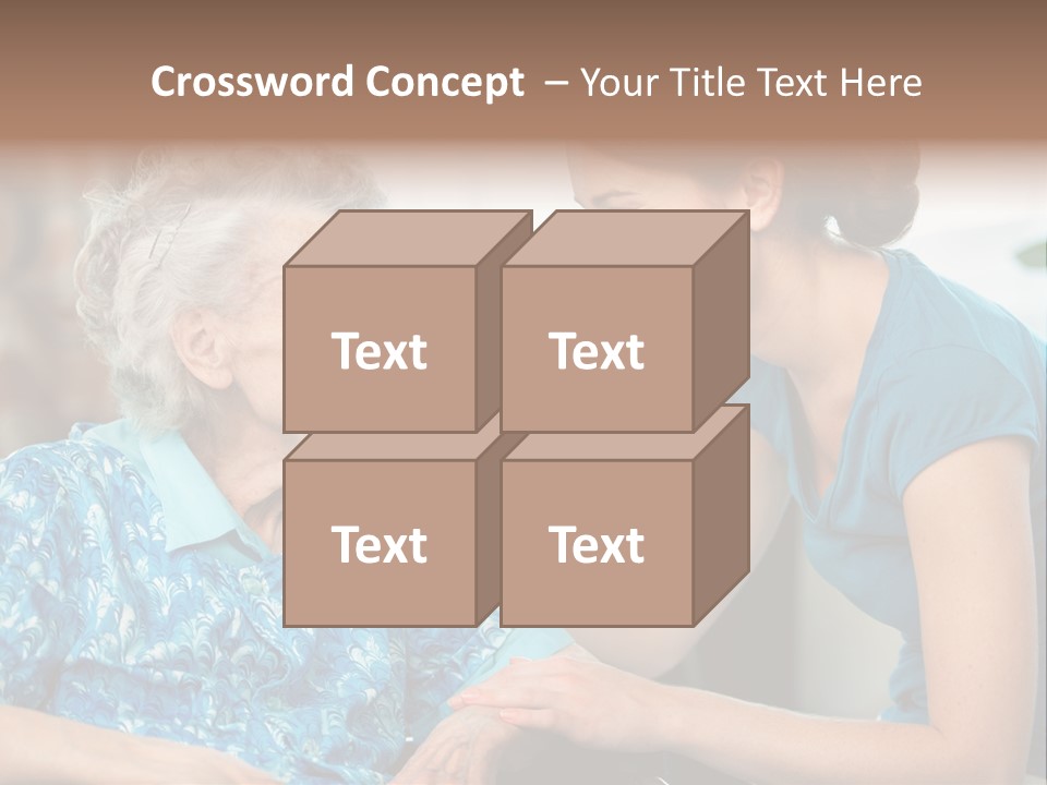 Grandmother Cheerful Physical PowerPoint Template