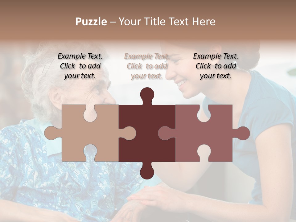 Grandmother Cheerful Physical PowerPoint Template