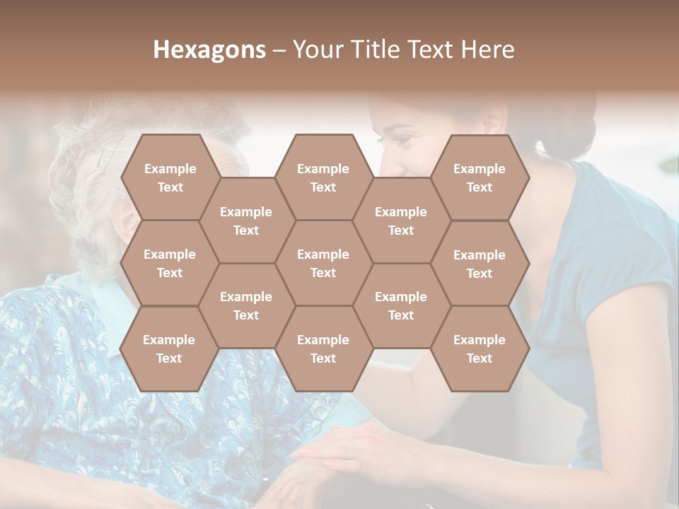 Grandmother Cheerful Physical PowerPoint Template