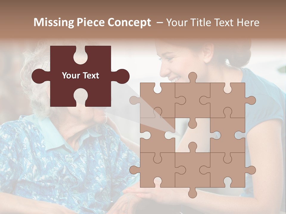 Grandmother Cheerful Physical PowerPoint Template