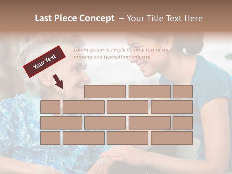 Grandmother Cheerful Physical PowerPoint Template