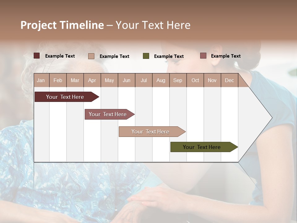 Grandmother Cheerful Physical PowerPoint Template