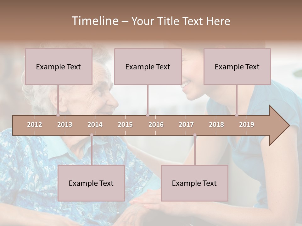 Grandmother Cheerful Physical PowerPoint Template