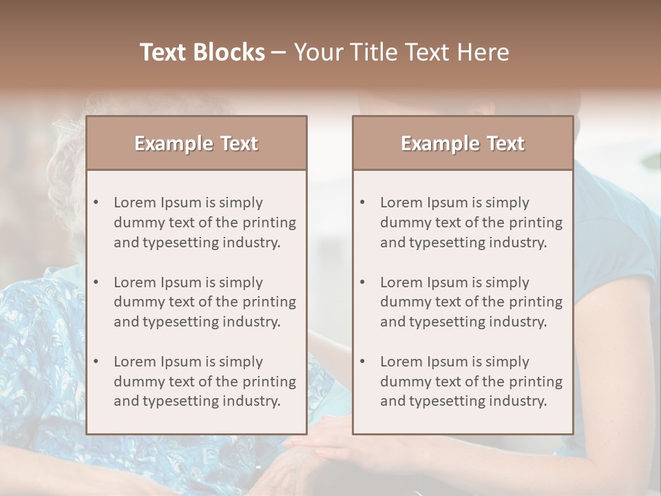 Grandmother Cheerful Physical PowerPoint Template