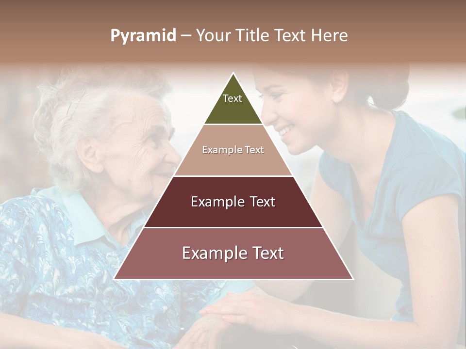 Grandmother Cheerful Physical PowerPoint Template