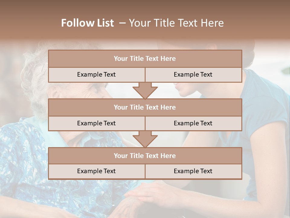 Grandmother Cheerful Physical PowerPoint Template