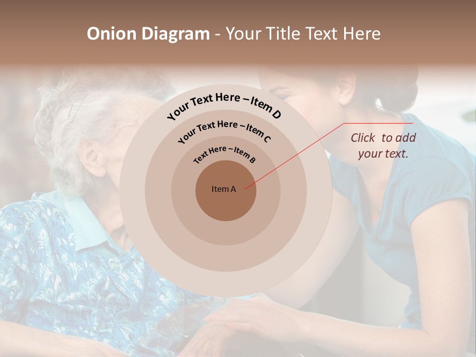 Grandmother Cheerful Physical PowerPoint Template