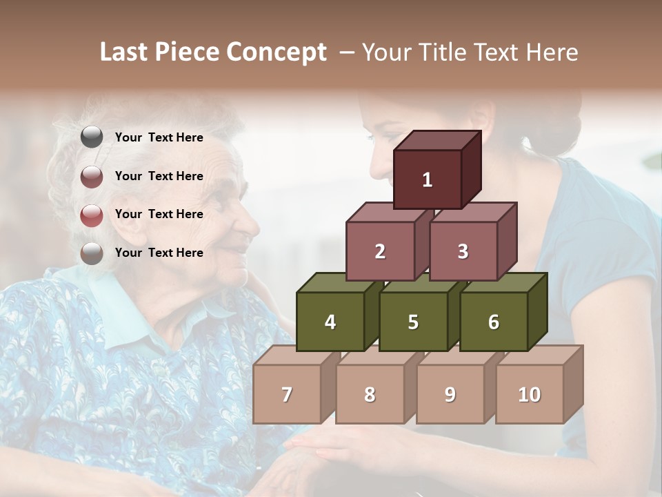 Grandmother Cheerful Physical PowerPoint Template