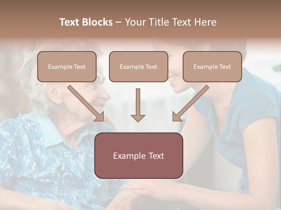 Grandmother Cheerful Physical PowerPoint Template