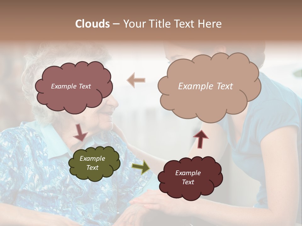 Grandmother Cheerful Physical PowerPoint Template