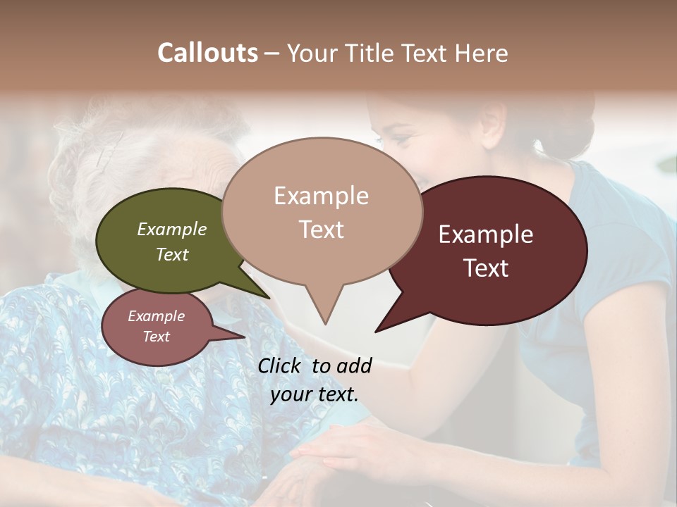 Grandmother Cheerful Physical PowerPoint Template