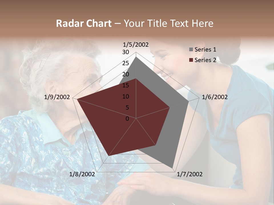 Grandmother Cheerful Physical PowerPoint Template