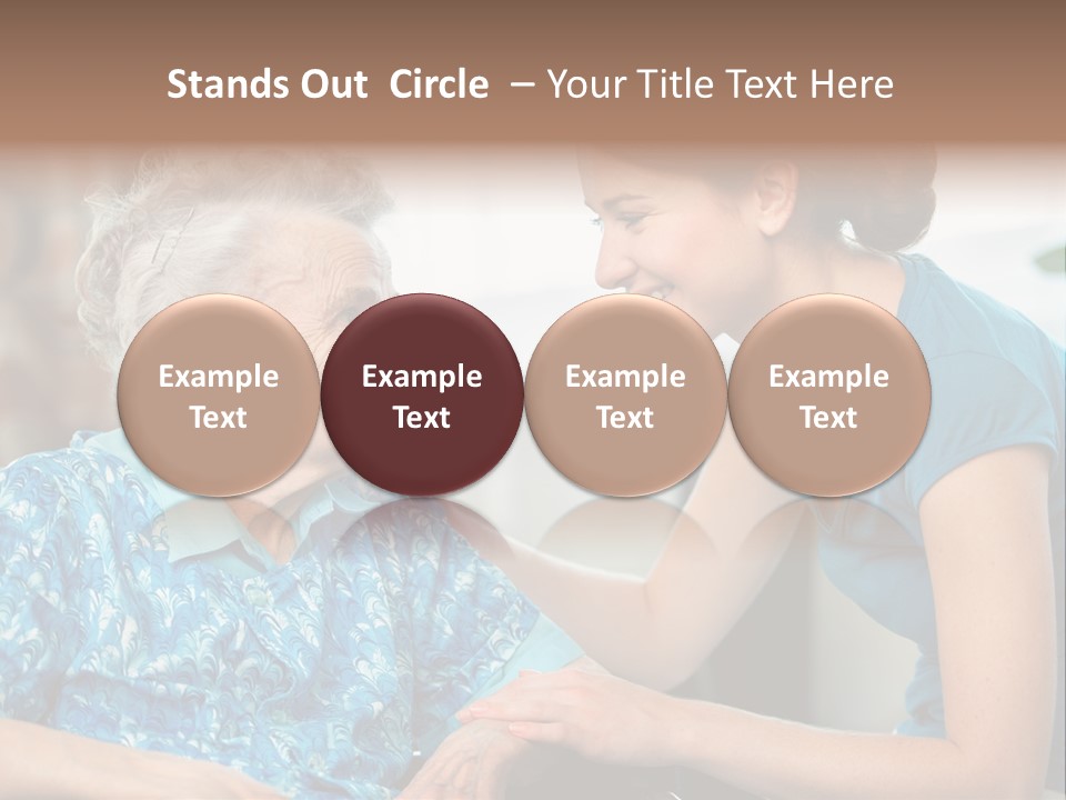 Grandmother Cheerful Physical PowerPoint Template