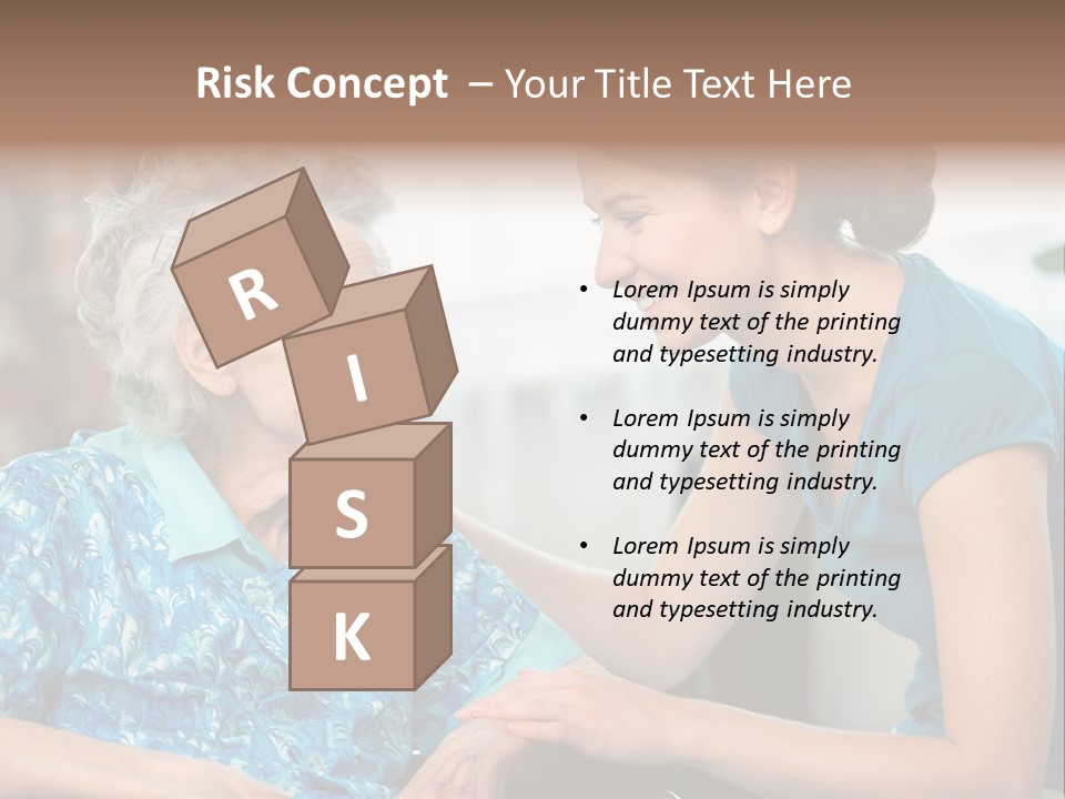 Grandmother Cheerful Physical PowerPoint Template