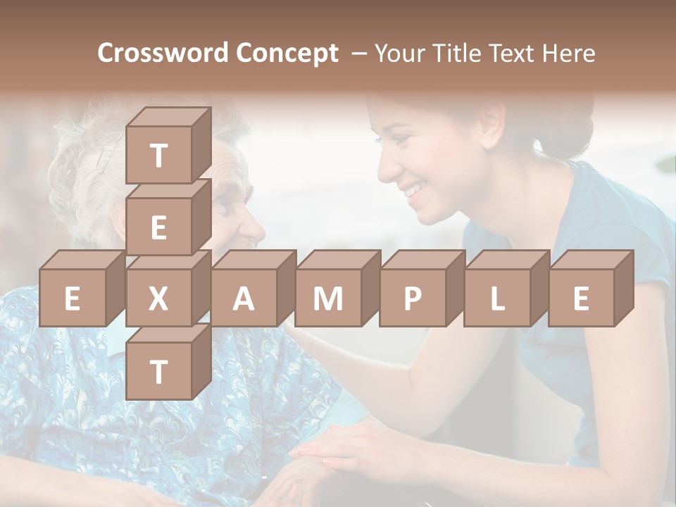 Grandmother Cheerful Physical PowerPoint Template