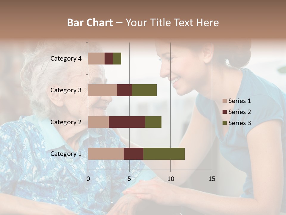 Grandmother Cheerful Physical PowerPoint Template