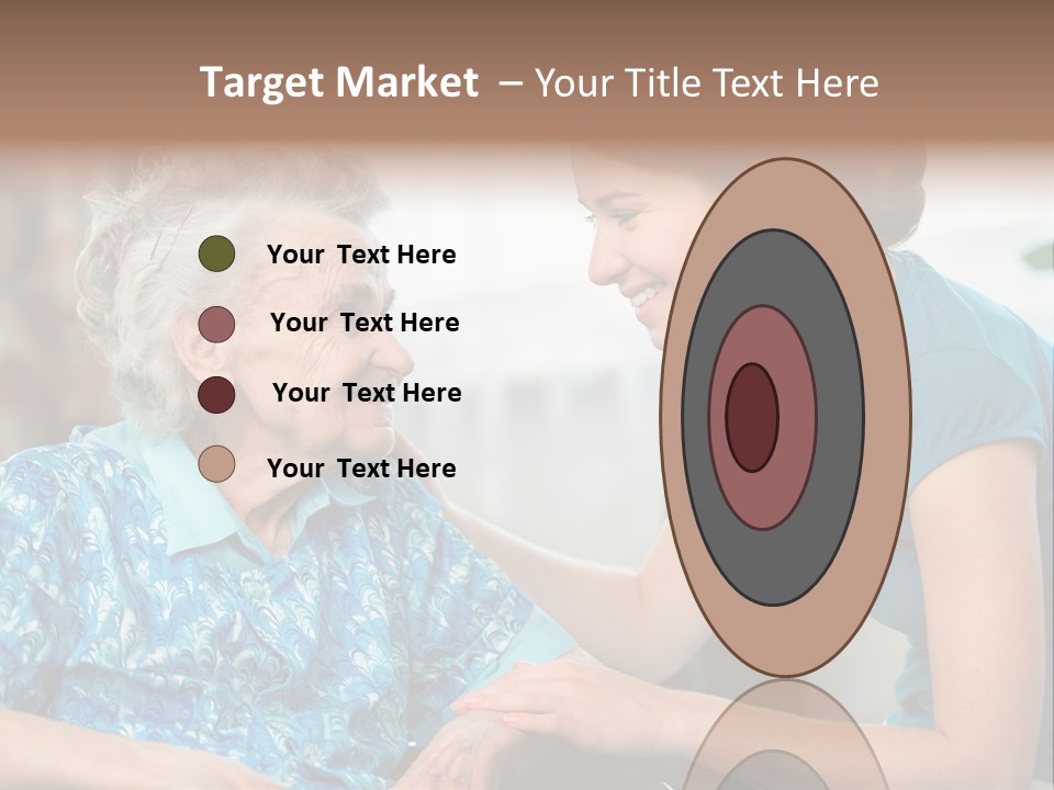 Grandmother Cheerful Physical PowerPoint Template