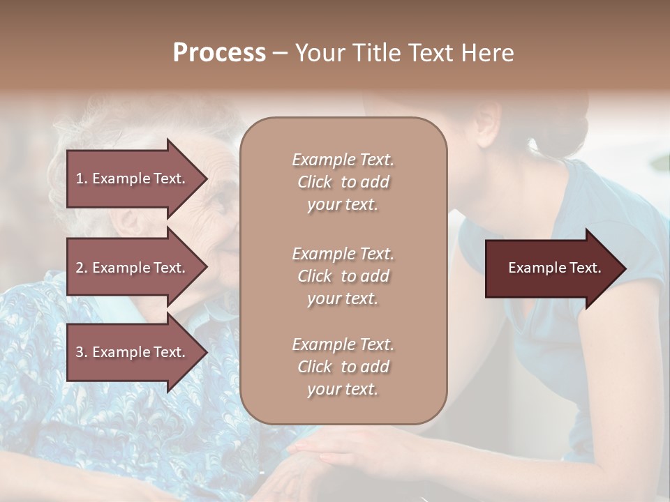 Grandmother Cheerful Physical PowerPoint Template