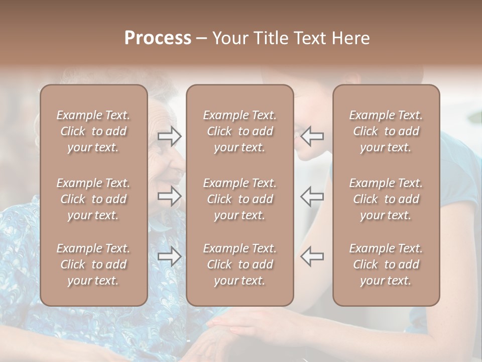 Grandmother Cheerful Physical PowerPoint Template