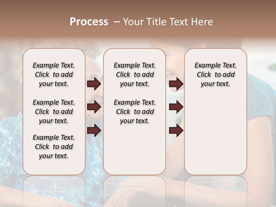 Grandmother Cheerful Physical PowerPoint Template