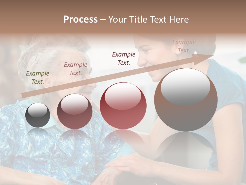 Grandmother Cheerful Physical PowerPoint Template