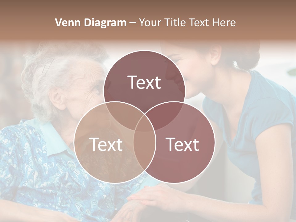 Grandmother Cheerful Physical PowerPoint Template