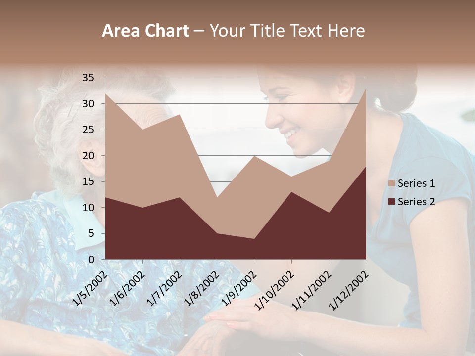 Grandmother Cheerful Physical PowerPoint Template