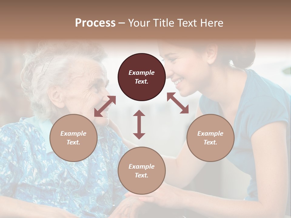 Grandmother Cheerful Physical PowerPoint Template