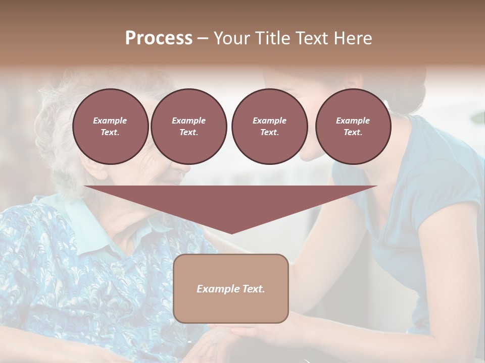 Grandmother Cheerful Physical PowerPoint Template