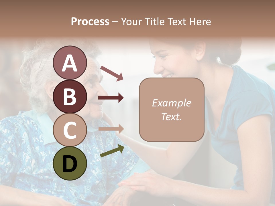 Grandmother Cheerful Physical PowerPoint Template