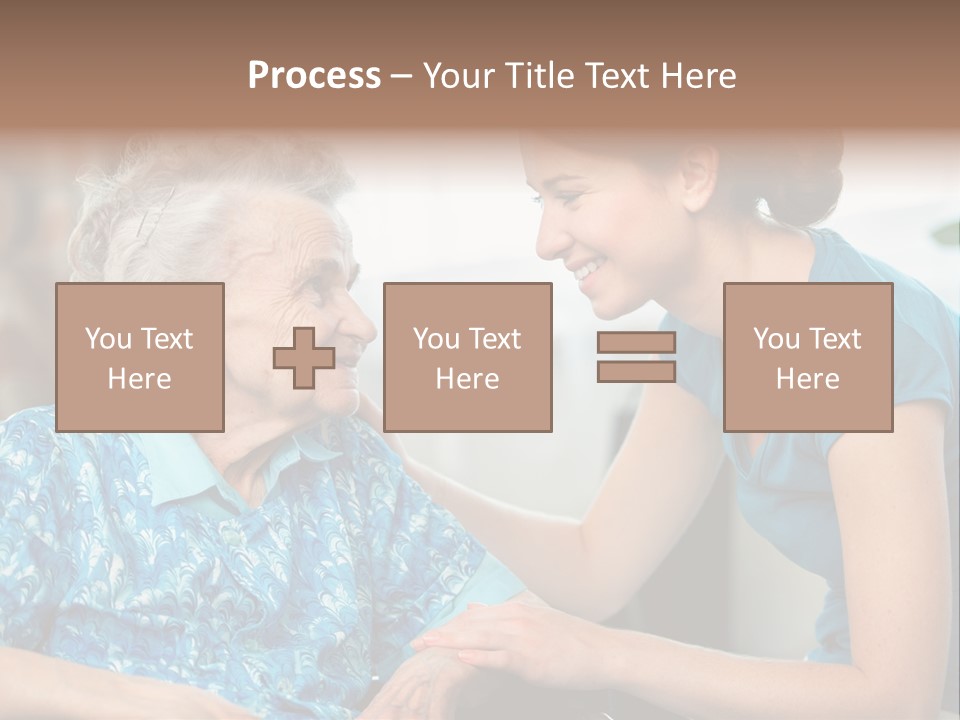 Grandmother Cheerful Physical PowerPoint Template