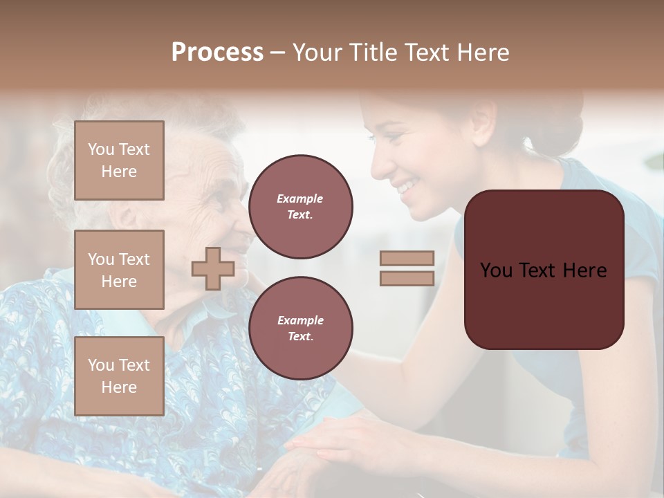 Grandmother Cheerful Physical PowerPoint Template