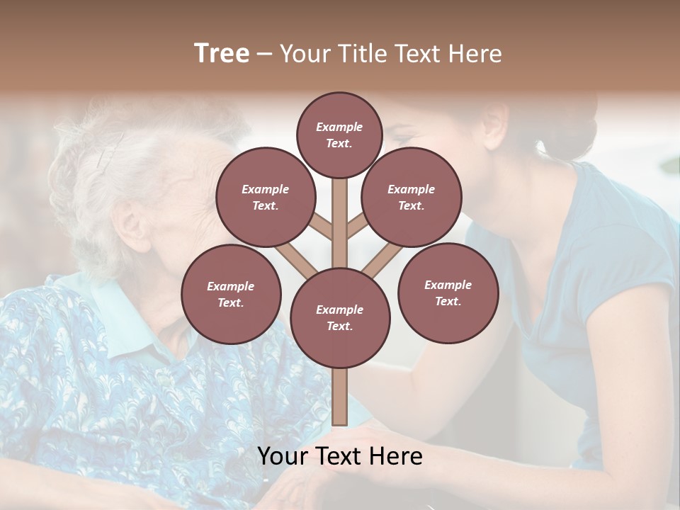 Grandmother Cheerful Physical PowerPoint Template