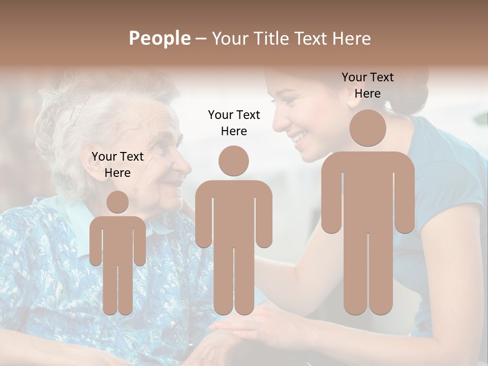 Grandmother Cheerful Physical PowerPoint Template