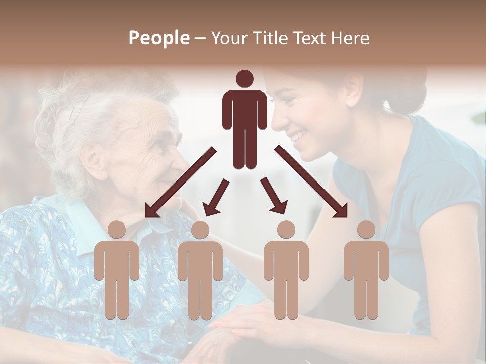 Grandmother Cheerful Physical PowerPoint Template